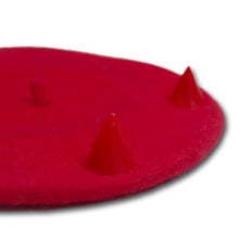 Load image into Gallery viewer, Devilish Beret in Red
