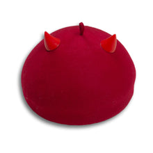 Load image into Gallery viewer, Devilish Gumdrop Hat in Red