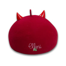 Load image into Gallery viewer, Devilish Gumdrop Hat in Red
