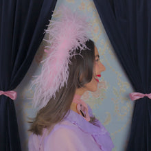 Load image into Gallery viewer, Feather Boa Beret in Pink