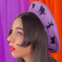 Load image into Gallery viewer, Black Cats Beret