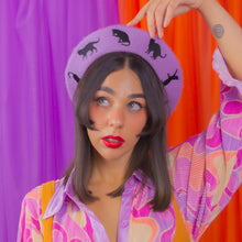 Load image into Gallery viewer, Black Cats Beret