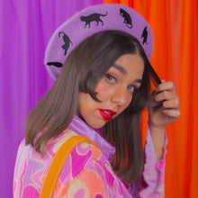 Load image into Gallery viewer, Black Cats Beret