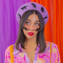 Load image into Gallery viewer, Black Cats Beret