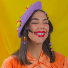 Load image into Gallery viewer, Candy Corn Beret