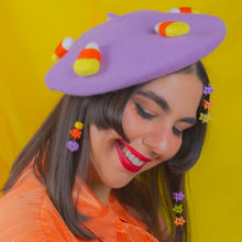 Load image into Gallery viewer, Candy Corn Beret