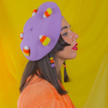 Load image into Gallery viewer, Candy Corn Beret