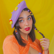 Load image into Gallery viewer, Candy Corn Beret
