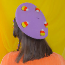 Load image into Gallery viewer, Candy Corn Beret
