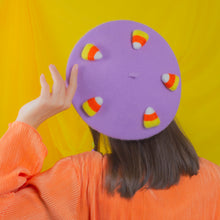 Load image into Gallery viewer, Candy Corn Beret