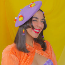 Load image into Gallery viewer, Candy Corn Beret