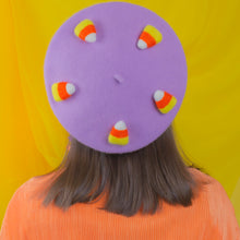 Load image into Gallery viewer, Candy Corn Beret