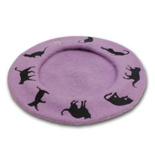 Load image into Gallery viewer, Black Cats Beret