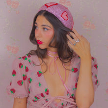 Load image into Gallery viewer, Heart of (Rhine)stone Gumdrop Hat