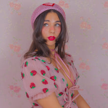 Load image into Gallery viewer, Heart of (Rhine)stone Gumdrop Hat