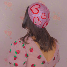 Load image into Gallery viewer, Heart of (Rhine)stone Gumdrop Hat