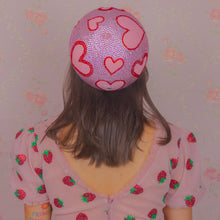 Load image into Gallery viewer, Heart of (Rhine)stone Gumdrop Hat