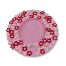 Load image into Gallery viewer, Flower Crown Beret in Pink & Red