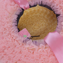 Load image into Gallery viewer, Rococo Ruffle Straw Hat (Small)