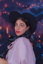 Load image into Gallery viewer, Love Struck Heart Hat in Black