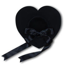 Load image into Gallery viewer, Love Struck Heart Hat in Black