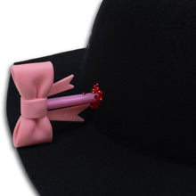 Load image into Gallery viewer, Love Struck Heart Hat in Black