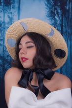 Load image into Gallery viewer, Lunar Phases Straw Hat (Small)