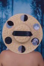 Load image into Gallery viewer, Lunar Phases Straw Hat (Small)