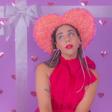 Load image into Gallery viewer, Tinsel Heart Hat (Full)