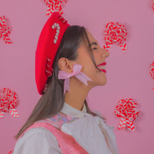 Load image into Gallery viewer, Candy Cane Beret