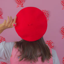 Load image into Gallery viewer, Candy Cane Beret