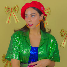 Load image into Gallery viewer, Red Velvet Beret