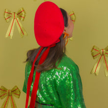 Load image into Gallery viewer, Red Velvet Beret