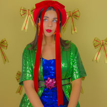 Load image into Gallery viewer, Red Velvet Beret