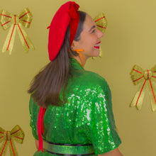 Load image into Gallery viewer, Red Velvet Beret
