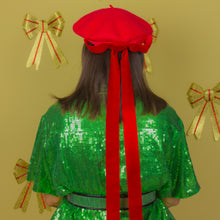 Load image into Gallery viewer, Red Velvet Beret