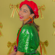 Load image into Gallery viewer, Red Velvet Beret