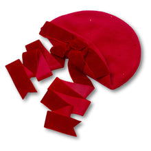Load image into Gallery viewer, Red Velvet Beret