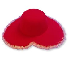 Load image into Gallery viewer, Tinsel Heart Hat (Full)