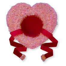 Load image into Gallery viewer, Tinsel Heart Hat (Full)