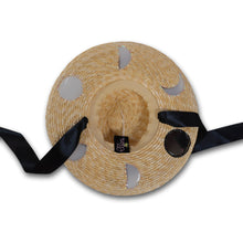 Load image into Gallery viewer, Lunar Phases Straw Hat (Small)