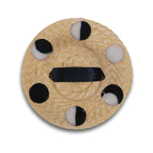Load image into Gallery viewer, Lunar Phases Straw Hat (Small)