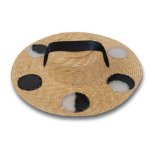 Load image into Gallery viewer, Lunar Phases Straw Hat (Small)