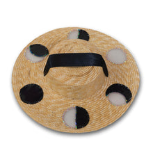 Load image into Gallery viewer, Lunar Phases Straw Hat (Small)