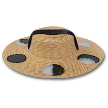 Load image into Gallery viewer, Lunar Phases Straw Hat (Small)