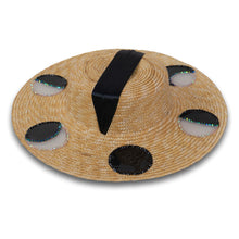 Load image into Gallery viewer, Lunar Phases Straw Hat (Small)