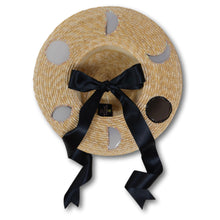Load image into Gallery viewer, Lunar Phases Straw Hat (Small)