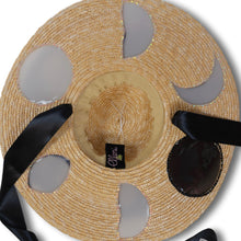 Load image into Gallery viewer, Lunar Phases Straw Hat (Large)