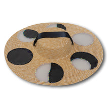 Load image into Gallery viewer, Lunar Phases Straw Hat (Large)