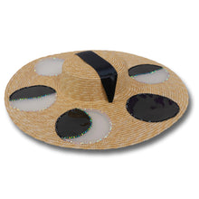 Load image into Gallery viewer, Lunar Phases Straw Hat (Large)